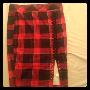 Plaid Plus Size Skirt